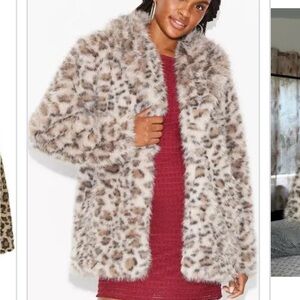 Wild Fable Tan Faux Fur Jacket